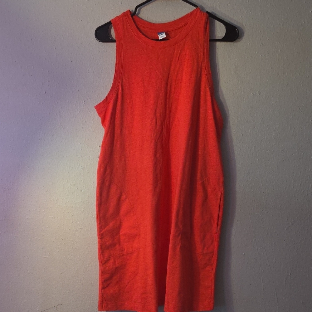 Old Navy Red Sleeveless Mini Dress
